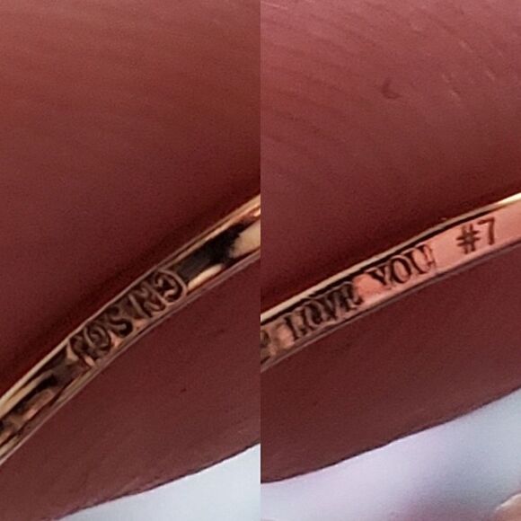 GENEVIVE 18K Rose Gold Vermeil Ring - Picture 2 of 7